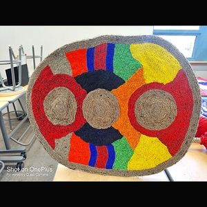 A HANDCRAFTED BEADED ART PIECE